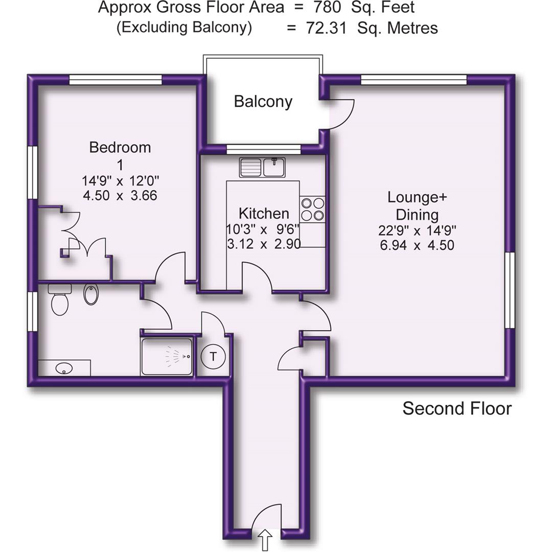 Property details for Barfield House, Spath Road, Manchester £175,000